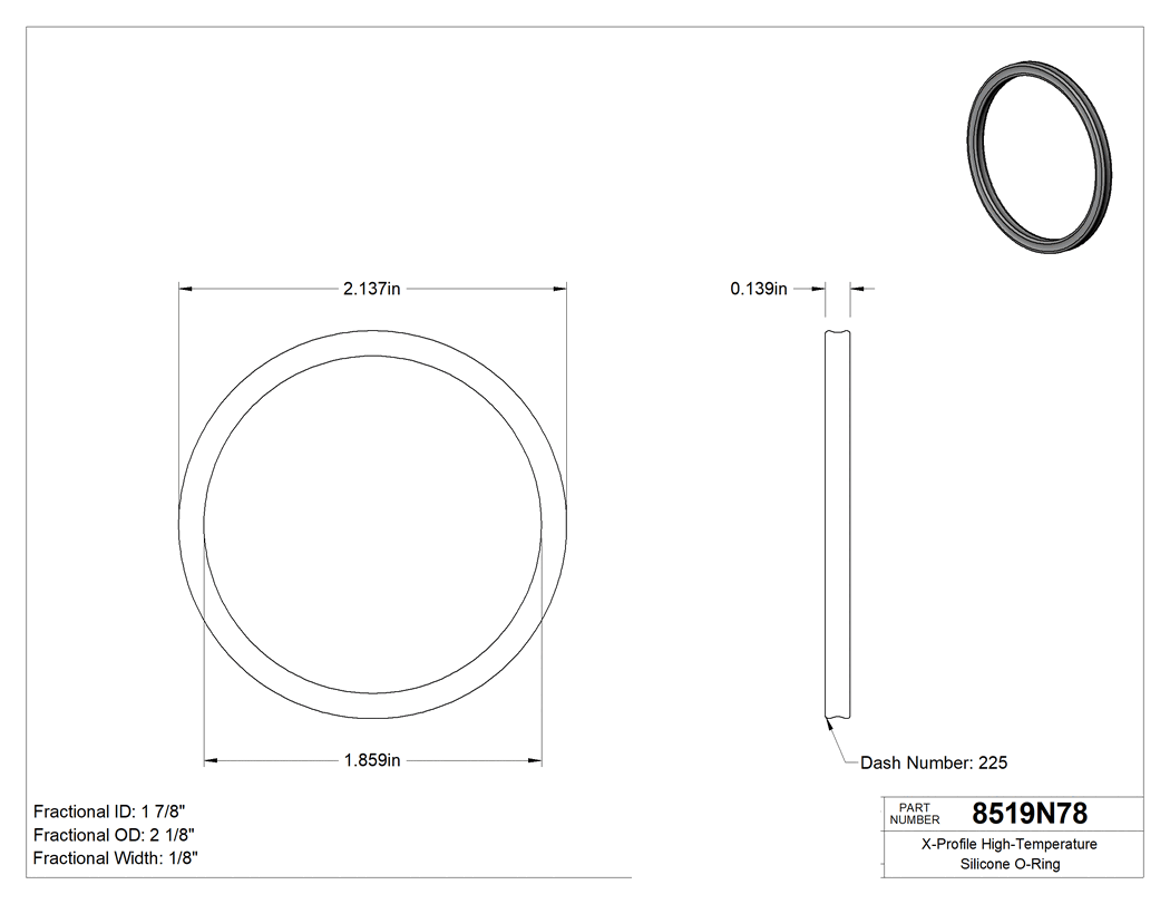 Technical drawing - 8519N78